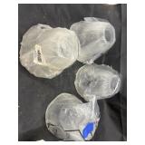 4 Pcs - Glass Lamp Globes