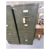 Shaw/Walker 4-Drawer File Cabinet w/Key