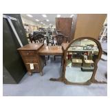 Vintage Vanity w/Mirror 24"L x 39"H