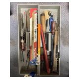 2 - Toolbox Trays w/Screwdrivers - Saw Blades