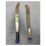 2 - Machetes - rusty