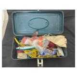 Metal Tackle Box w/Tackle