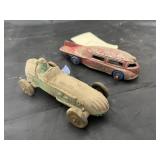 Vintage Plastic & Metal Race Cars