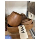 8 - Small Wood Bowls - large Wood Bowl