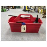 Plastic Caddy w/Grinder Wheels - Oil & More