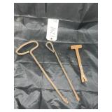 Vintage Hay Hook - Vintage Stake & Crow Bar