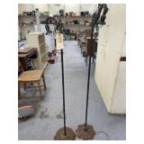 2 - Vintage Metal Elec Floor Lamps