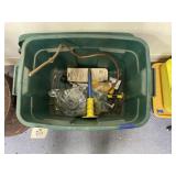 Pipe Flanges - Copper Tubing in Plastic Tote