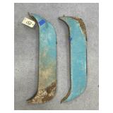 2 - Vintage Metal Car Body Parts