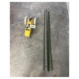 Tractor Lawn Sprinkler & 5 Metal Stakes