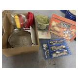 Glass Cutting Board - Flatware & Caddy