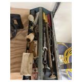 Metal Tray w/Assorted Hinges - Lock & Key