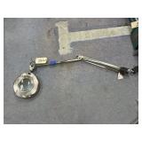 Telescoping Elec Magnifying Desk Lamp