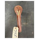Scissors & Leather Sheath