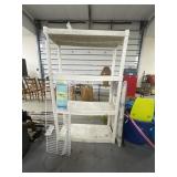 Plastic 4 - Shelf Unit 34"L x 12"W x 55"H