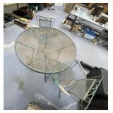 Expandable Metal Patio Table w/2 Chairs