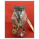 Mason Jar w/Assorted Flatware