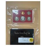 1981-S 6 Pc Proof Set Includes One Dollar Coin