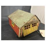 Vintage Metal Toy Barn