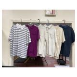 6 - Assorted Polo Style Shirts Sz XL