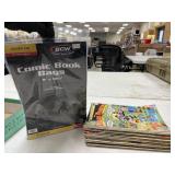 Comic Book Bags & Assorted Comic Books