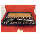 Socket Set in Metal Case SAE - incomplete