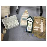 Wooden Desk Organizer & Home Dï¿½cor - Boat