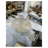 Expandable Metal Patio Table w/2 Chairs