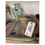 Pyrex Baking Dish 9x13- Glass Vase - Canister