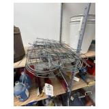 Pile of Metal Flower Bed Fencing