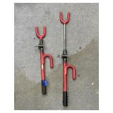 2 - Steering Wheel Anti Theft Devices - 1 key