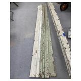 6 - Vintage Painted Wood Trim 84"L