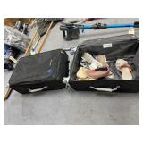 2 Pcs - Rolling Luggage w/Assorted Sandals