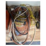 Pile of Bungee Straps & Extension Cords