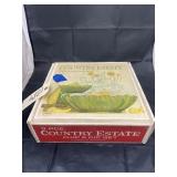 Anchor Hocking 3 Pc Avocado Chip & Dip Set