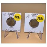 1916 P&D Lincoln Wheat Cents Low Grade Fillers