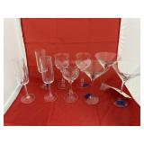 9 Pcs - Assorted Stemware