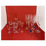 13 Pcs - Assorted Stemware - Var Sizes