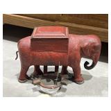 Cast Iron Elephant Cigarette Dispenser