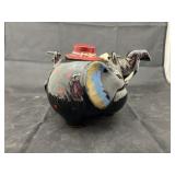 Ceramic elephant kettle