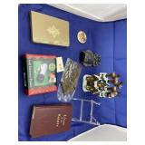 Pile of books, Golf Distance Finder and more