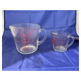 2 - Pyrex Measuring Cups