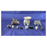 Pile of Assorted Elephant Figurines