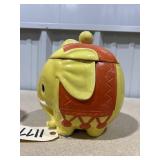 Ceramic Elephant Cookie Jar