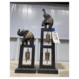 2 pcs. Elephant dï¿½cor