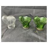 3 Pcs Elephants - Small Glass Coin Banks