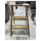Small Wood Folding Step Stool