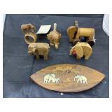 6 Pcs Elephants - Wooden Toys & More