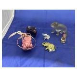 6 pcs. of assorted elephant figurines