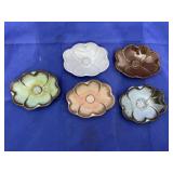 5 pcs. Frankoma Pottery Decorative Saucers